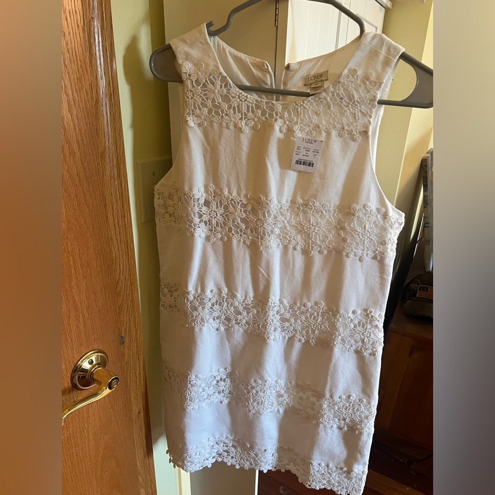 NWT Jcrew Factory Lace White Dress